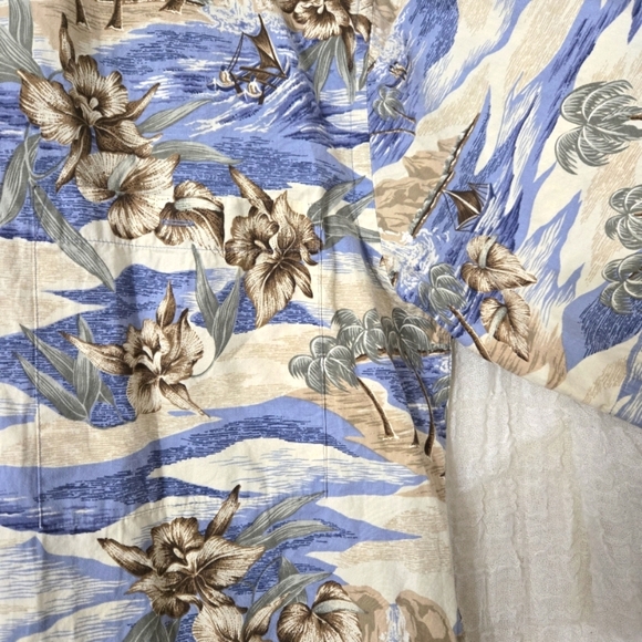 Hawaiian‎ Shirt Men Aloha Summer Casual Beach Button Down Cruise Surf Party M - Picture 5 of 10